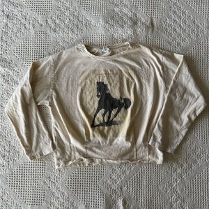 Zara Girls Horse Tee 9 Years